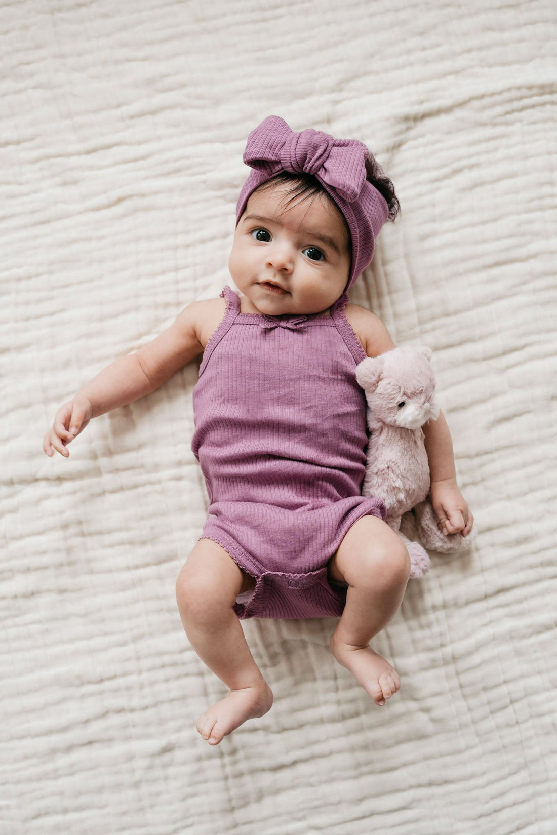 Organic Cotton Modal Lilian Headband - Berry Jam Childrens Headband from Jamie Kay Australia