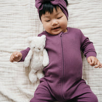 Organic Cotton Modal Frankie Onepiece - Elderberry Childrens Onepiece from Jamie Kay Australia