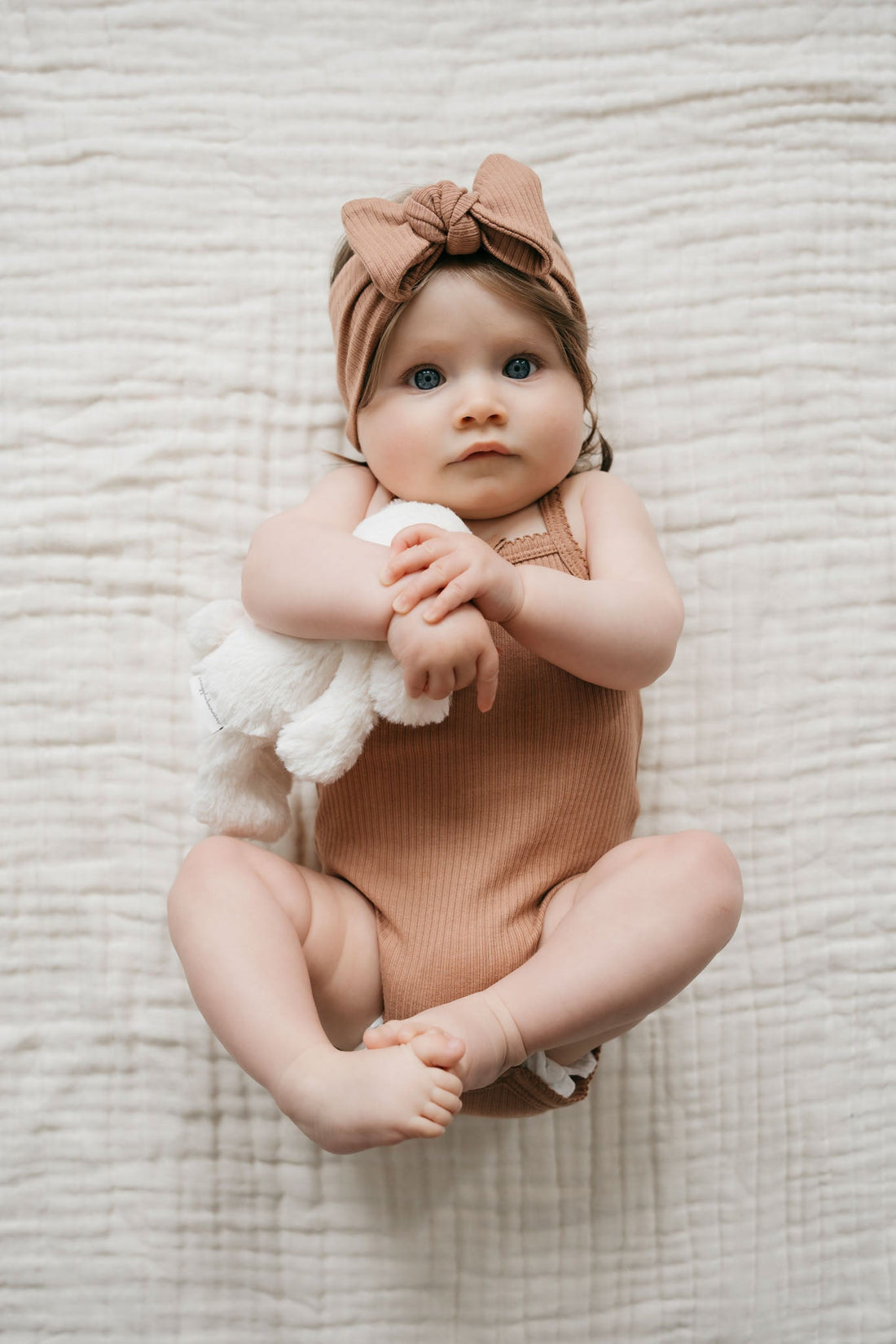 Organic Cotton Modal Singlet Bodysuit - Desert Childrens Bodysuit from Jamie Kay Australia