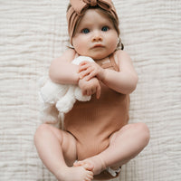 Organic Cotton Modal Singlet Bodysuit - Desert Childrens Bodysuit from Jamie Kay Australia