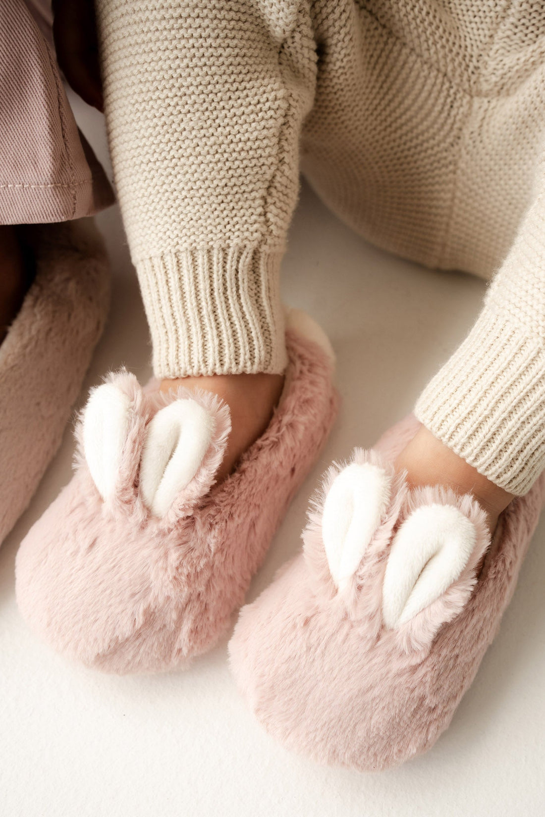 Bunny Slipper - Rose Childrens Footwear from Jamie Kay Australia