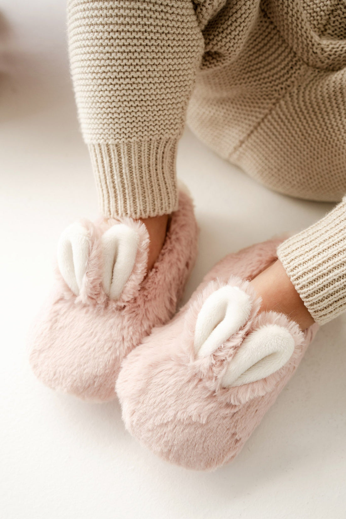 Bunny Slipper - Rose Childrens Footwear from Jamie Kay Australia