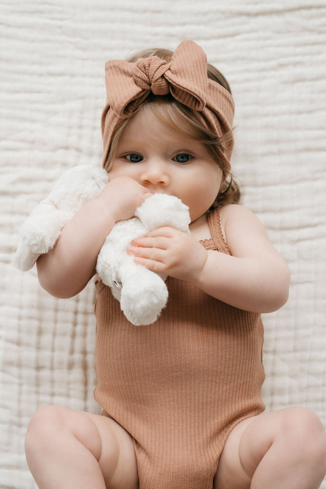 Organic Cotton Modal Singlet Bodysuit - Desert Childrens Bodysuit from Jamie Kay Australia