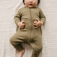 Organic Cotton Modal Frankie Onepiece - Herb Childrens Onepiece from Jamie Kay Australia