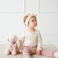 Frankie Knitted Legging - Powder Pink Childrens Legging from Jamie Kay Australia