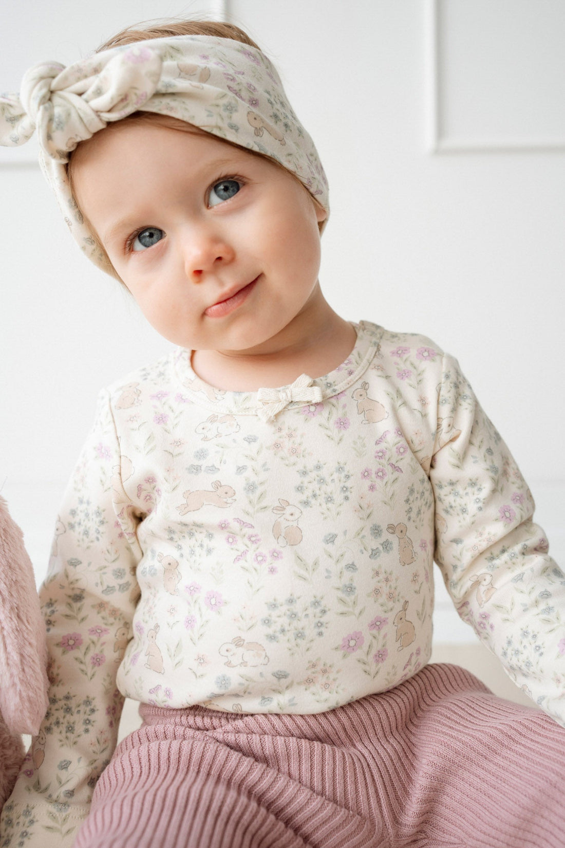 Organic Cotton Headband - Penny's Egg Hunt Childrens Headband from Jamie Kay Australia