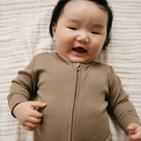 Organic Cotton Modal Frankie Onepiece - Oak Childrens Onepiece from Jamie Kay Australia