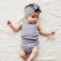 Organic Cotton Modal Singlet Bodysuit - Daisy Childrens Bodysuit from Jamie Kay Australia