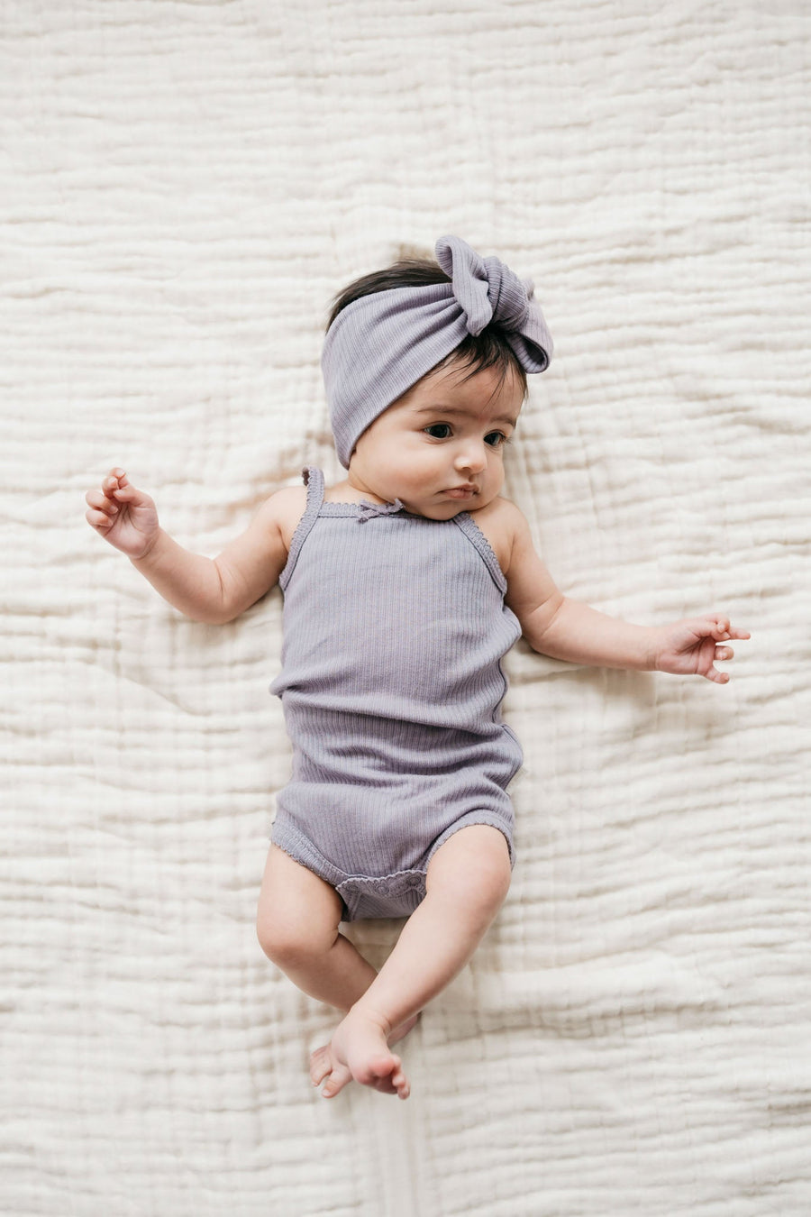 Organic Cotton Modal Singlet Bodysuit - Daisy Childrens Bodysuit from Jamie Kay Australia