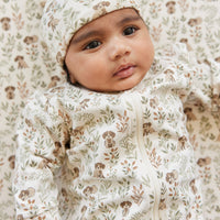 Organic Cotton Reese Zip Onepiece - Charlie's Backyard Childrens Onepiece from Jamie Kay Australia