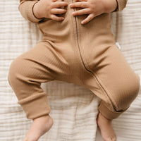 Organic Cotton Modal Frankie Onepiece - Honeycomb Childrens Onepiece from Jamie Kay Australia