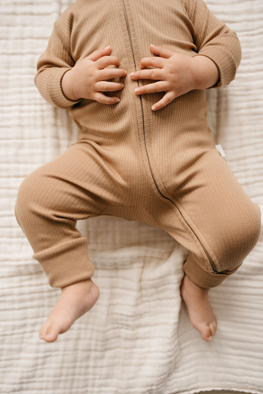 Organic Cotton Modal Frankie Onepiece - Honeycomb Childrens Onepiece from Jamie Kay Australia