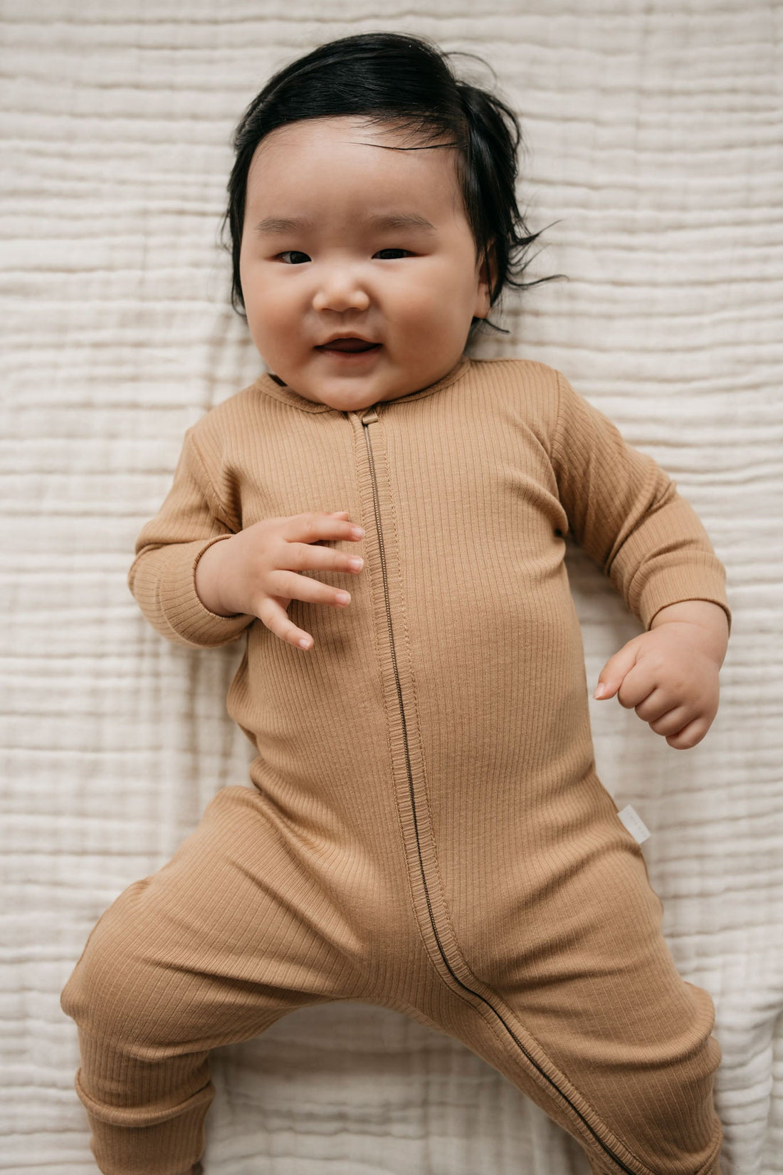 Organic Cotton Modal Frankie Onepiece - Honeycomb Childrens Onepiece from Jamie Kay Australia