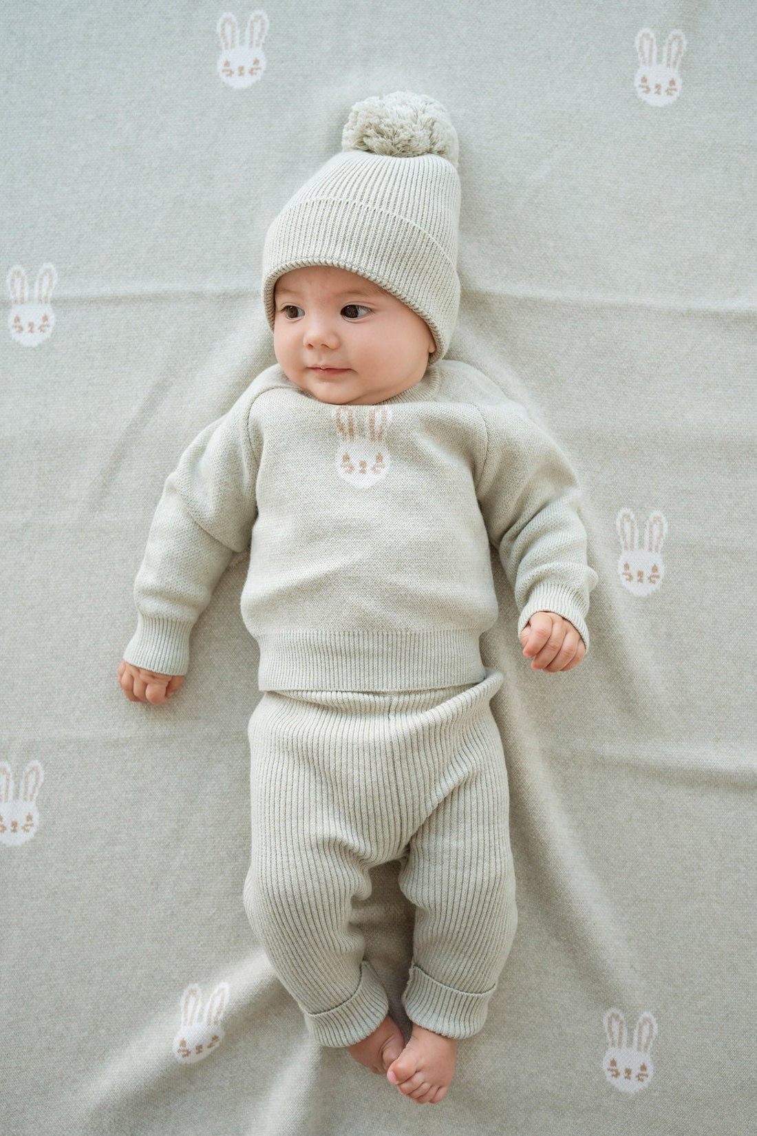 Ethan Jumper - Honeydew Marle Childrens Jumper from Jamie Kay Australia