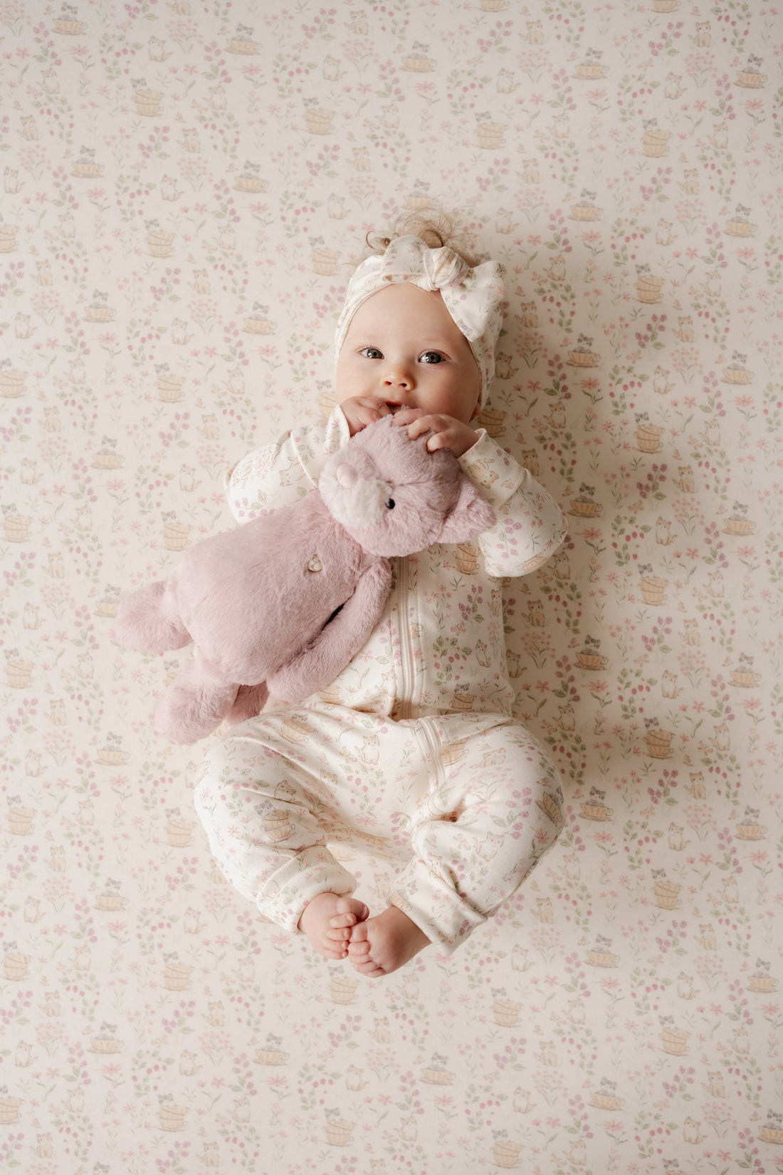 Organic Cotton Gracelyn Onepiece - Moons Garden Childrens Onepiece from Jamie Kay Australia