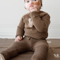 Ethan Jumper - Sepia Marle Childrens Jumper from Jamie Kay Australia