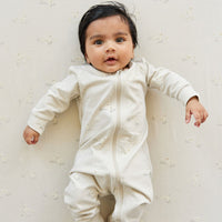 Organic Cotton Gracelyn Onepiece - Ducks In A Row Seed Silver Lining Childrens Onepiece from Jamie Kay Australia