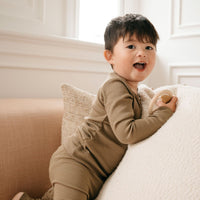 Organic Cotton Modal Everyday Legging - Oak Childrens Legging from Jamie Kay Australia