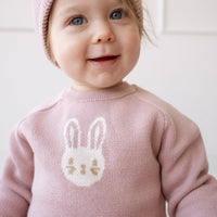 Pom Pom Hat - Powder Pink Childrens Hat from Jamie Kay Australia