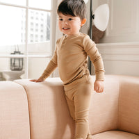 Organic Cotton Modal Everyday Legging - Honeycomb Childrens Legging from Jamie Kay Australia