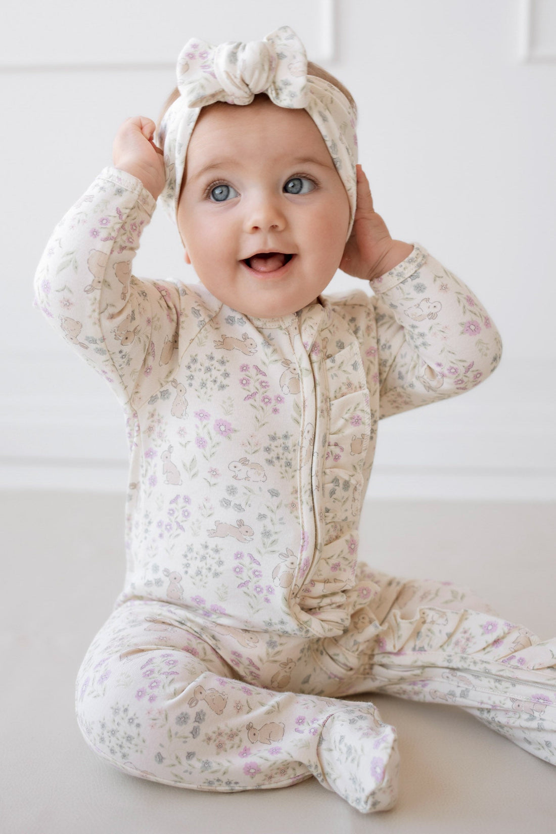 Organic Cotton Melanie Onepiece - Penny's Egg Hunt Childrens Onepiece from Jamie Kay Australia