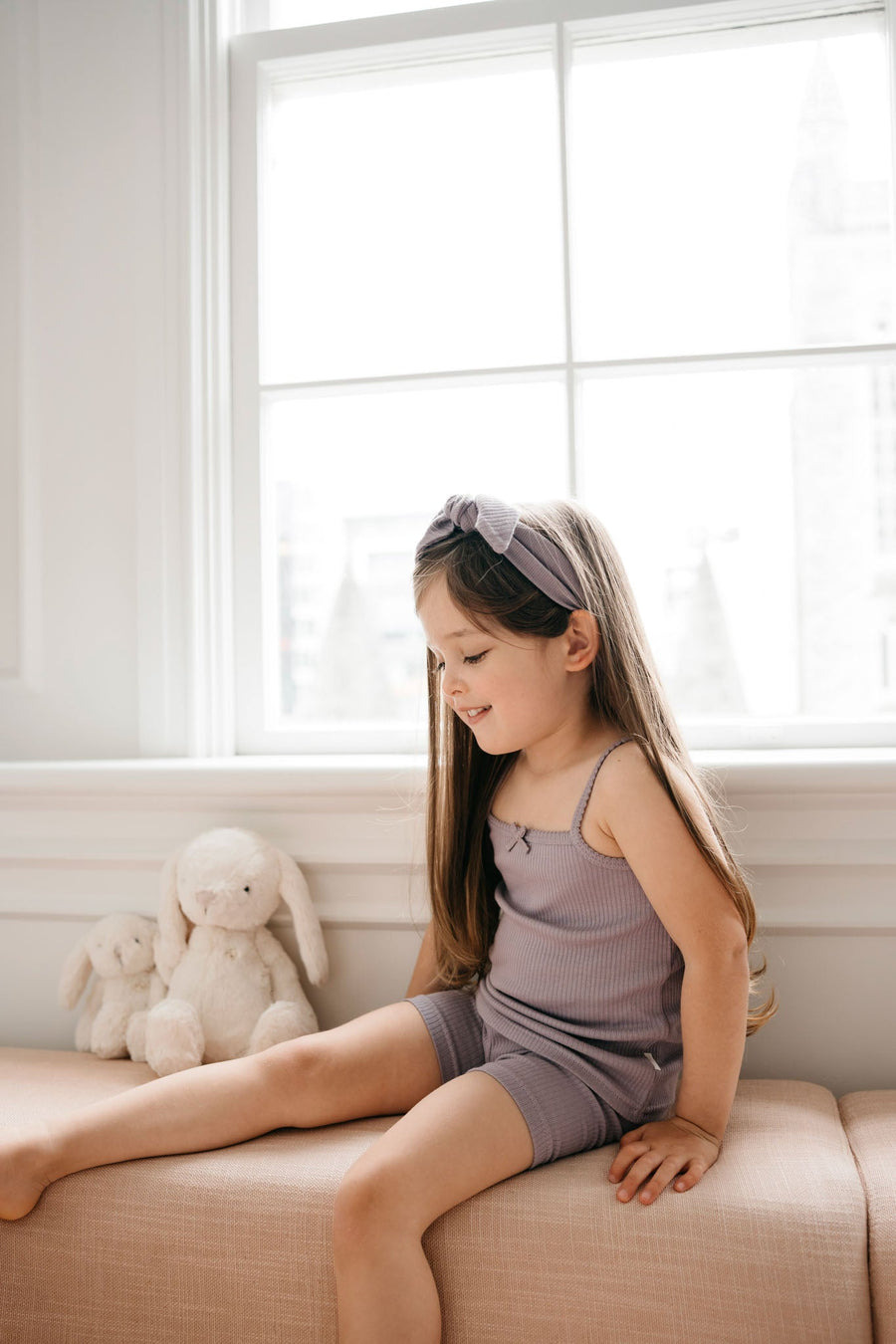 Organic Cotton Modal Singlet - Daisy Childrens Singlet from Jamie Kay Australia