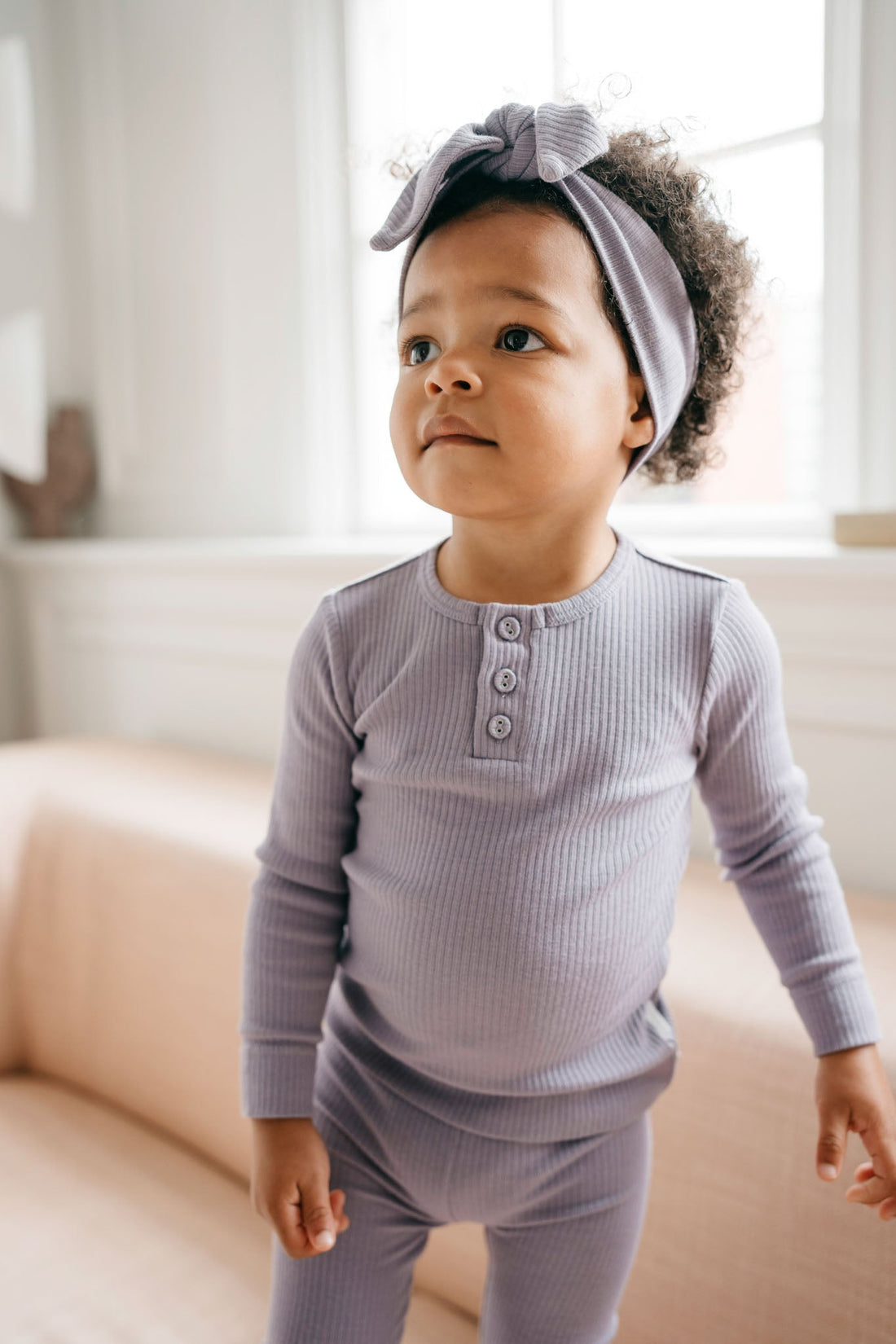 Organic Cotton Modal Lilian Headband - Daisy Childrens Headband from Jamie Kay Australia