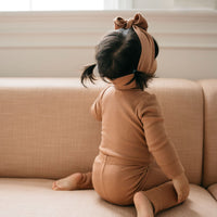 Organic Cotton Modal Long Sleeve Bodysuit - Desert Childrens Bodysuit from Jamie Kay Australia