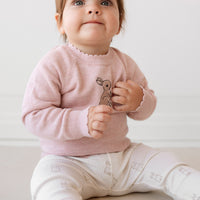 Organic Cotton Modal Everyday Legging - Bunny Buddies Childrens Legging from Jamie Kay Australia