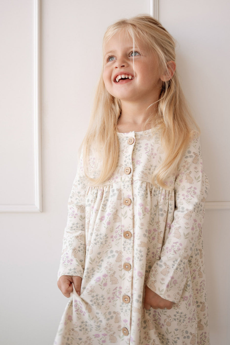 Organic Cotton Poppy Dress - Penny's Egg Hunt Childrens Dress from Jamie Kay Australia