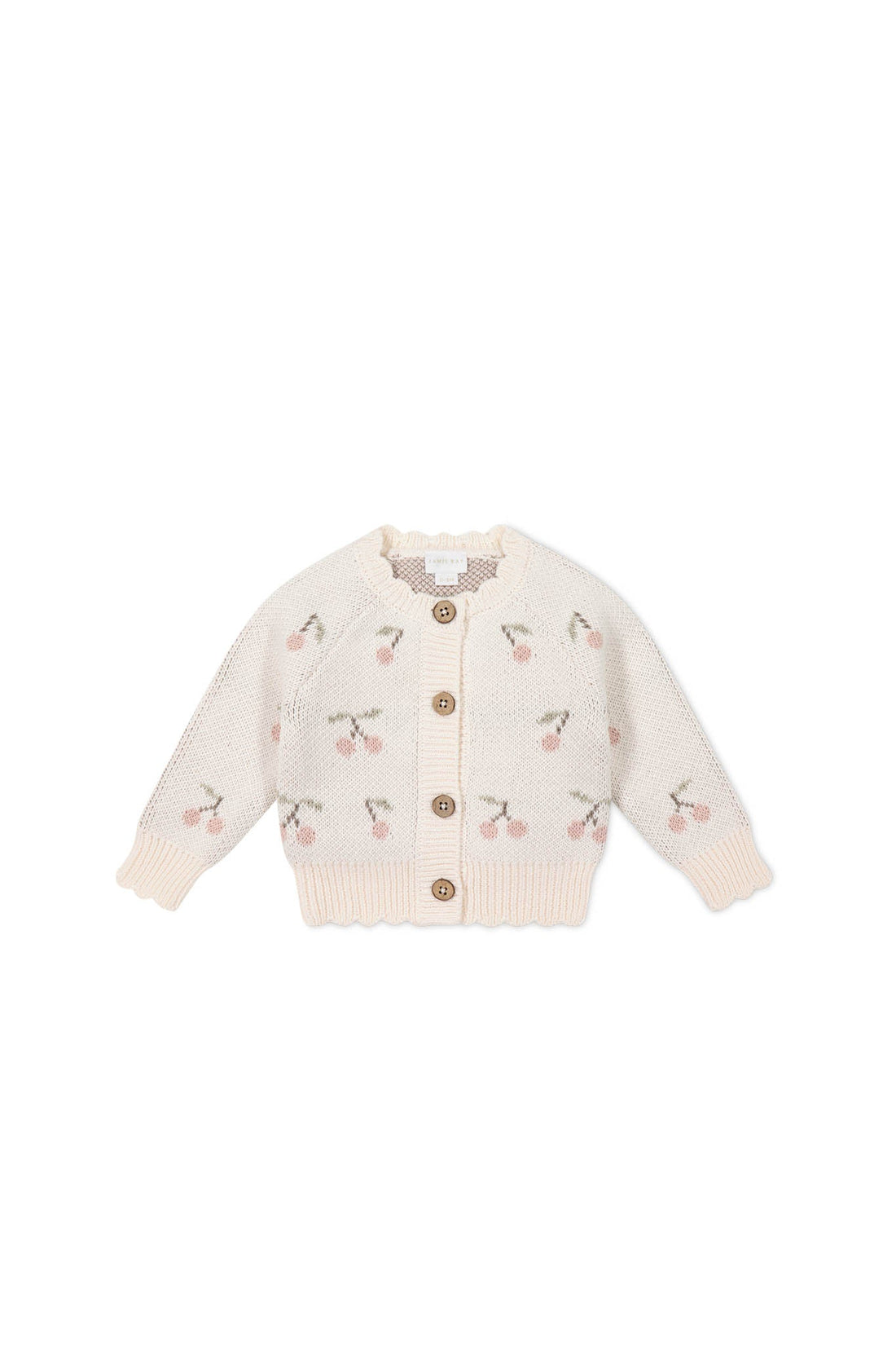 Delilah Cardigan - Cherry Love Blush Childrens Cardigan from Jamie Kay Australia