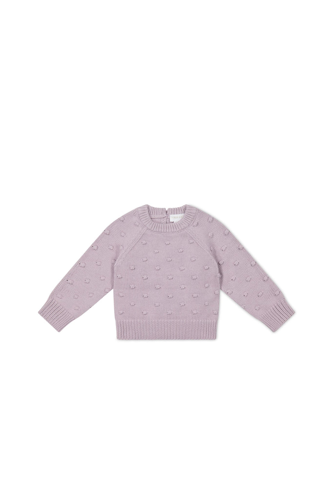 Dotty Knit Jumper - Muted Violet Childrens Jumper from Jamie Kay Australia