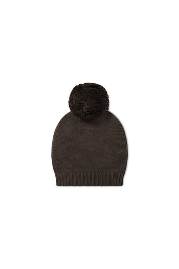 Ethan Hat - Dark Coffee Childrens Hat from Jamie Kay Australia