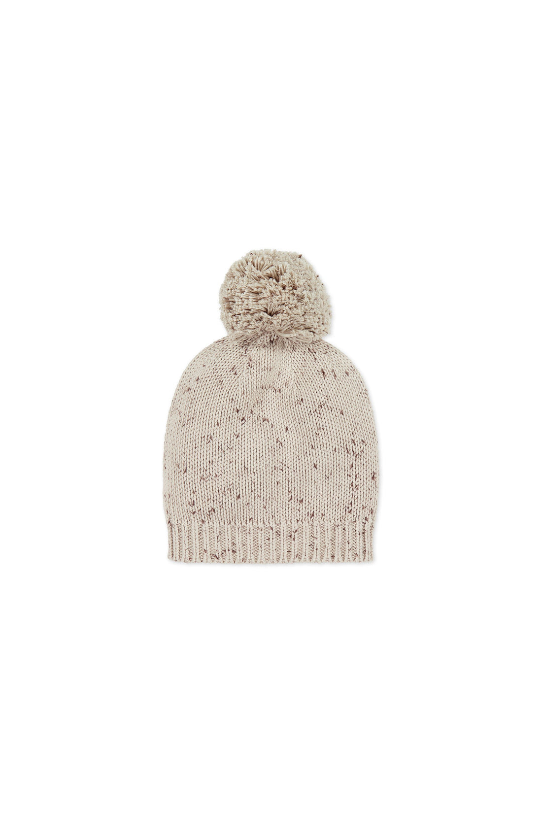 Ethan Hat - Oatmeal Shitake Dot Childrens Beanie from Jamie Kay Australia