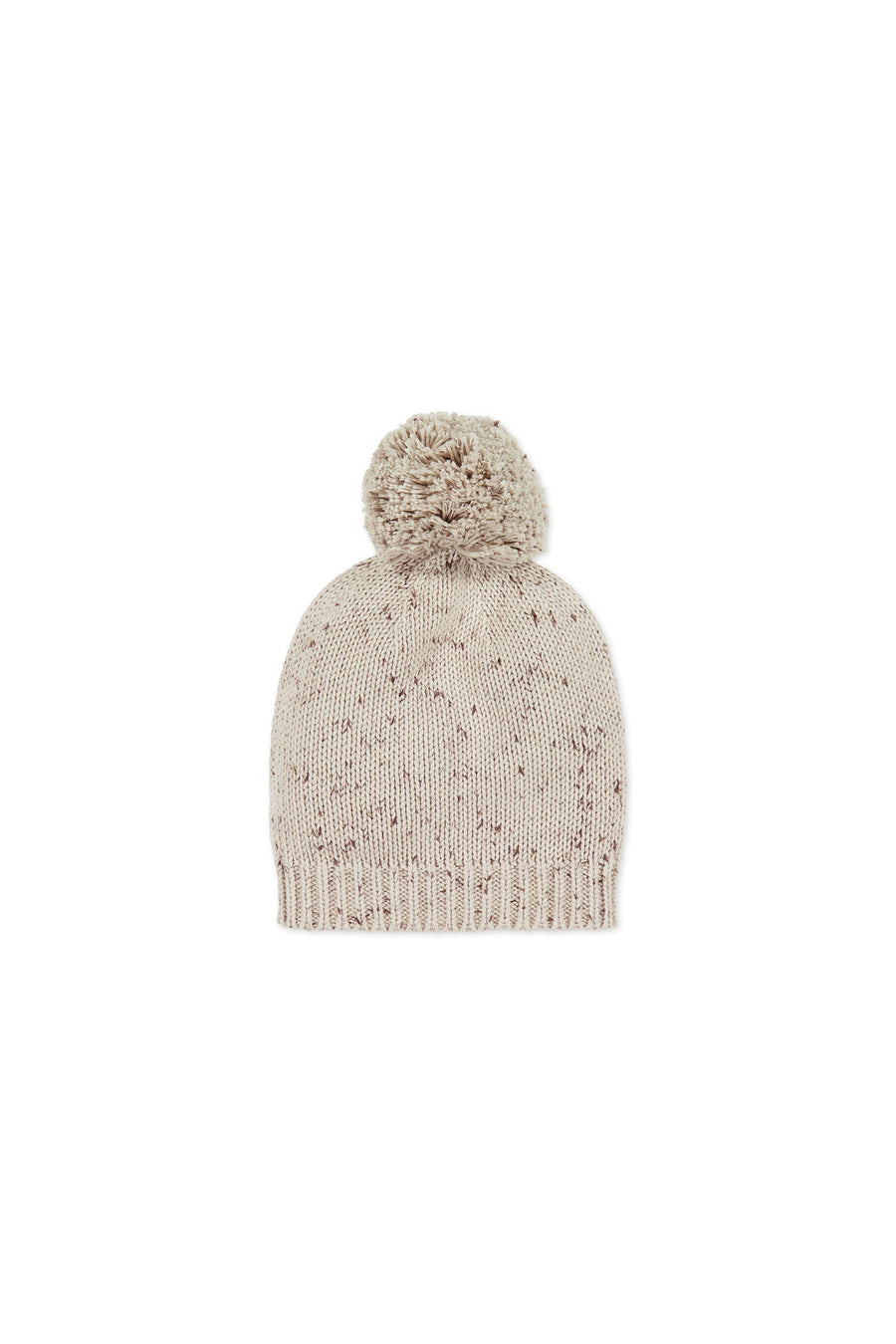 Ethan Hat - Oatmeal Shitake Dot Childrens Beanie from Jamie Kay Australia