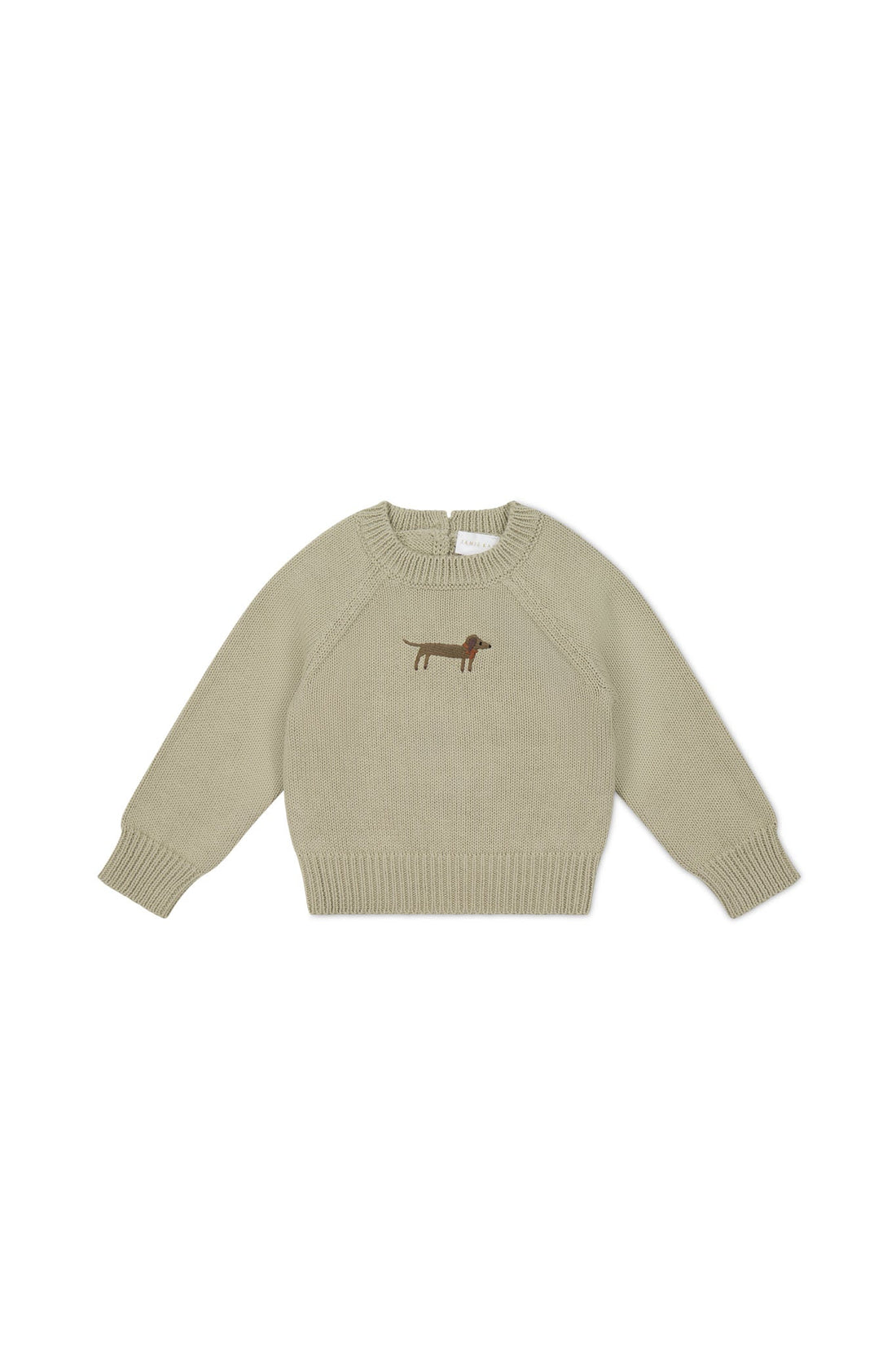 Ethan Jumper - Vintage Taupe Cosy Basil Childrens Jumper from Jamie Kay Australia