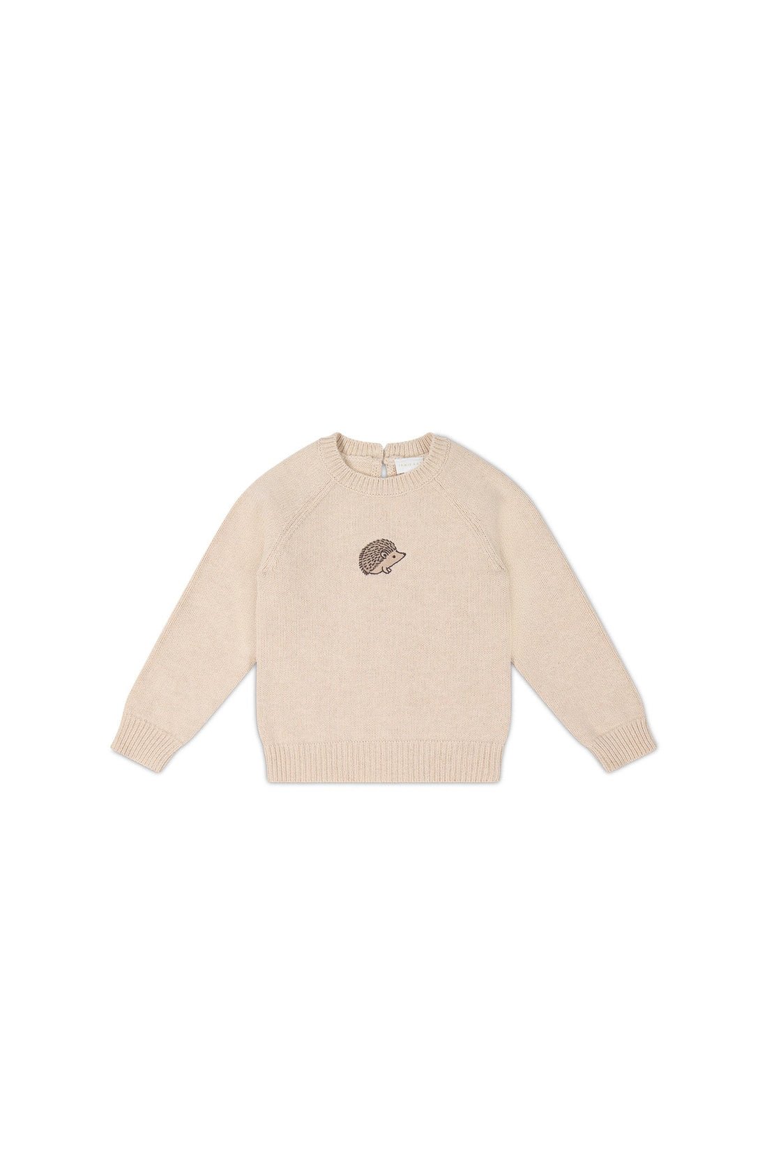 Ethan Jumper - Oatmeal Marle Hedgehog Childrens Jumper from Jamie Kay Australia