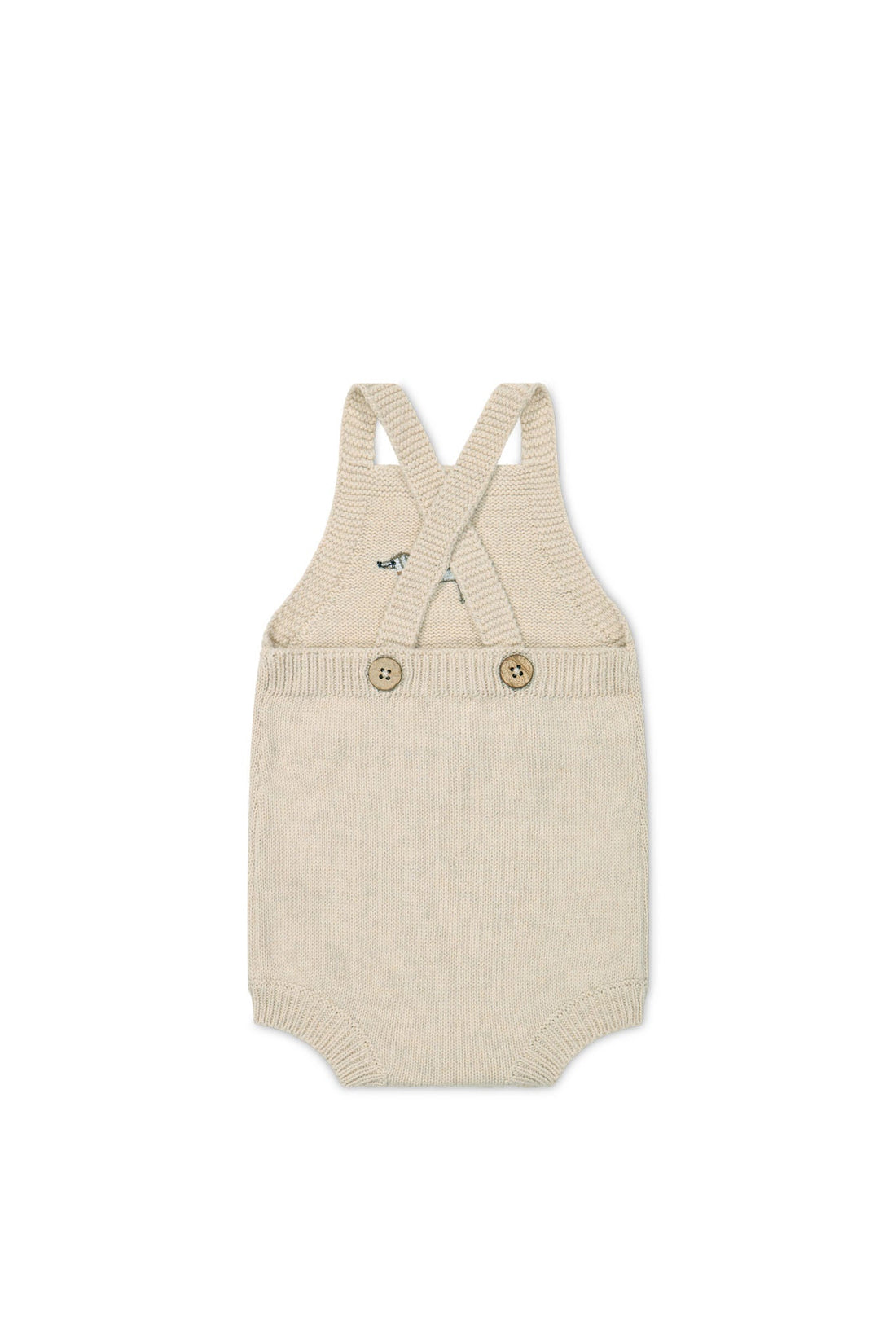 Ethan Playsuit - Oatmeal Marle Cosy Basil Childrens Playsuit from Jamie Kay Australia