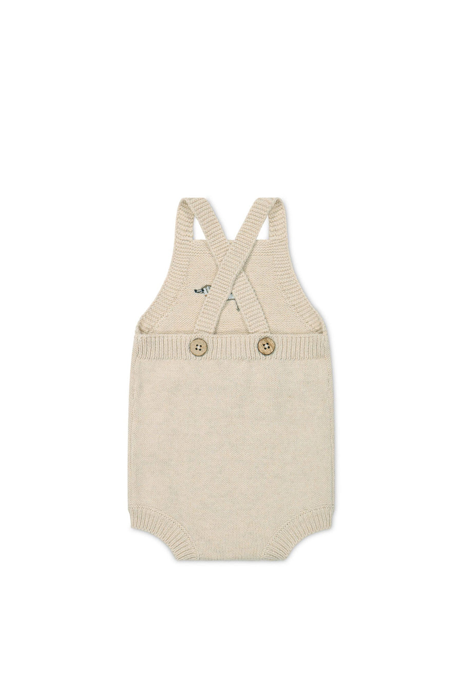 Ethan Playsuit - Oatmeal Marle Cosy Basil Childrens Playsuit from Jamie Kay Australia