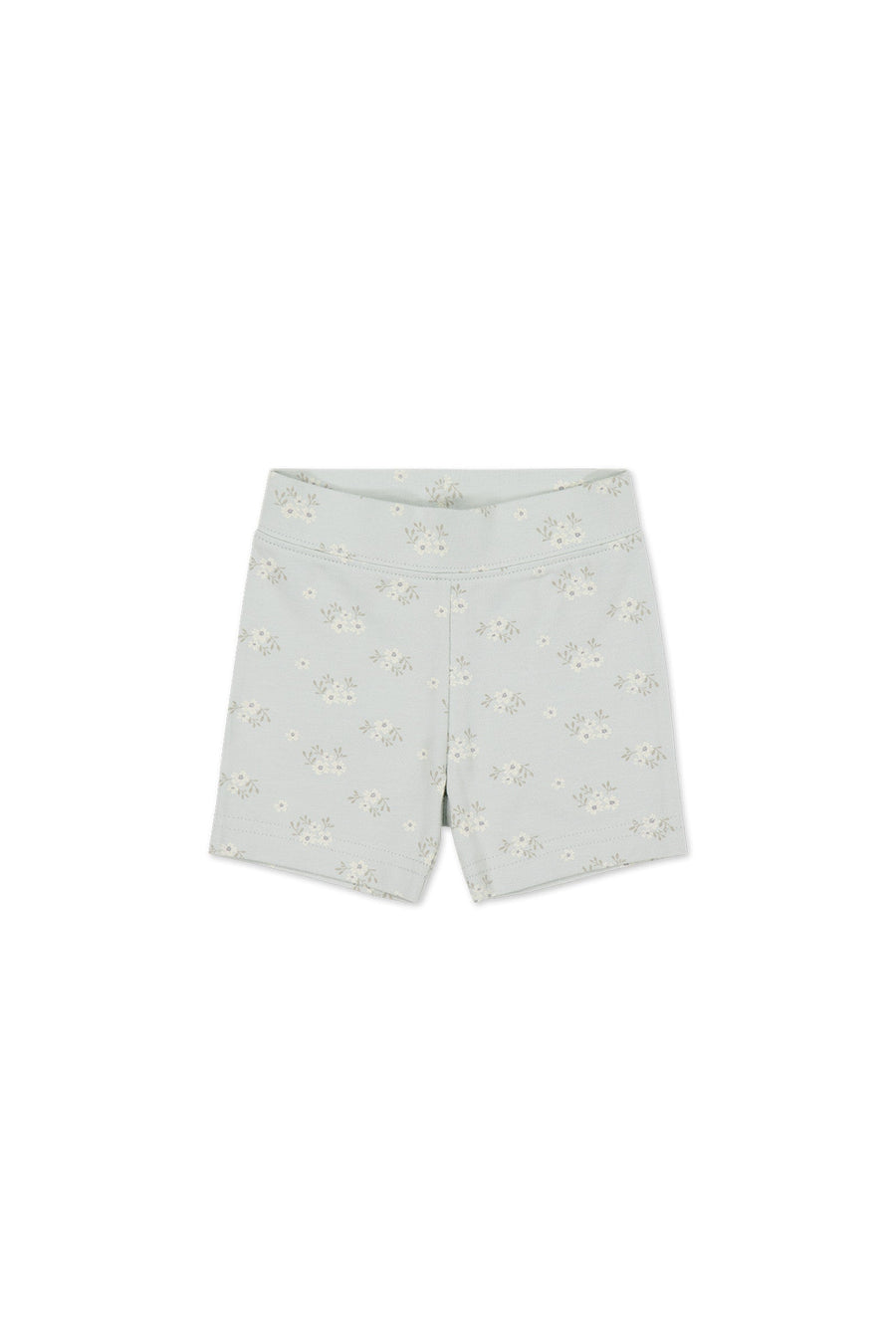 Organic Cotton Everyday Bike Short - Rose Floral Smoke Childrens Short from Jamie Kay Australia