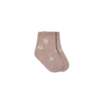 Harlow Sock - Frankie Rose Childrens Sock from Jamie Kay Australia