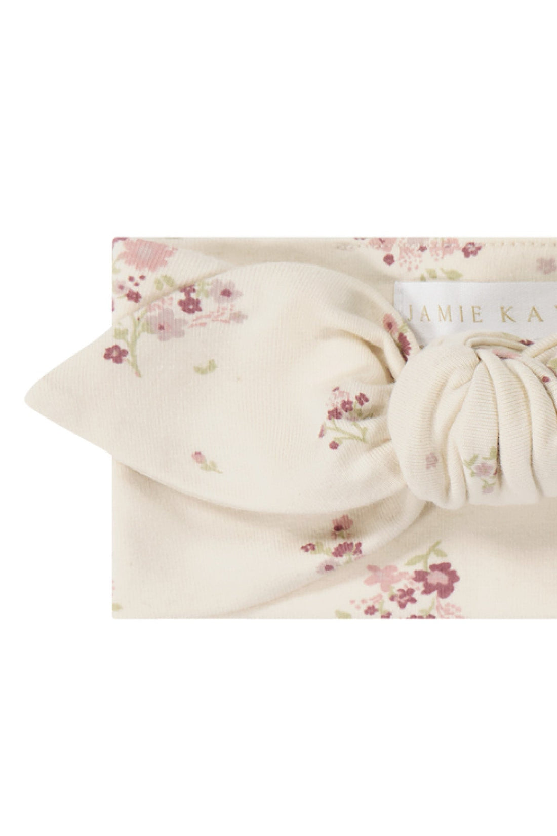 Organic Cotton Headband - Lauren Floral Tofu Childrens Headband from Jamie Kay Australia