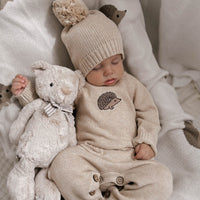 Theo Onepiece - Oatmeal Marle Hedgehog Childrens Onepiece from Jamie Kay Australia