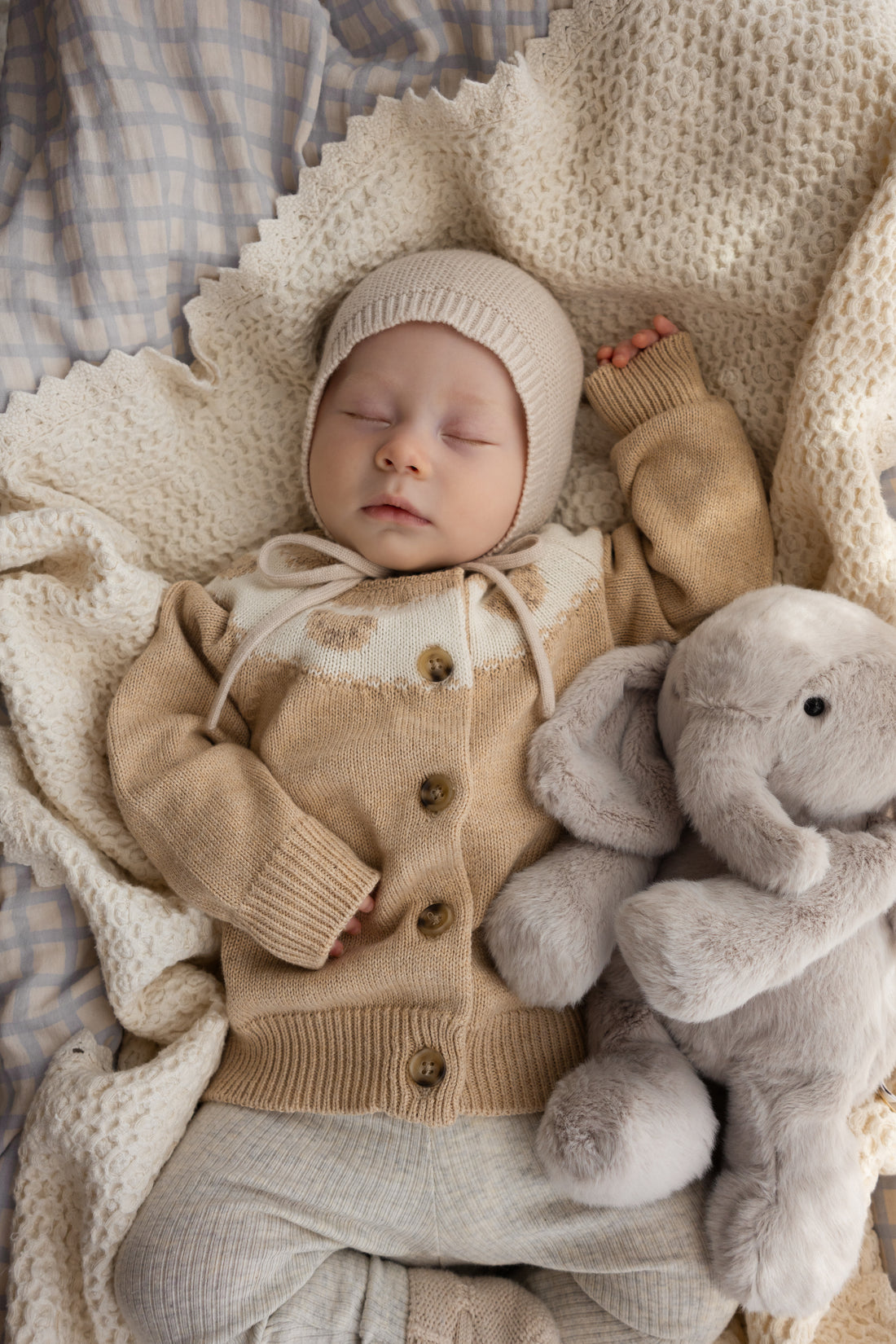 Snuggle Bunnies - Olive The Elephant Childrens Toy from Jamie Kay Australia