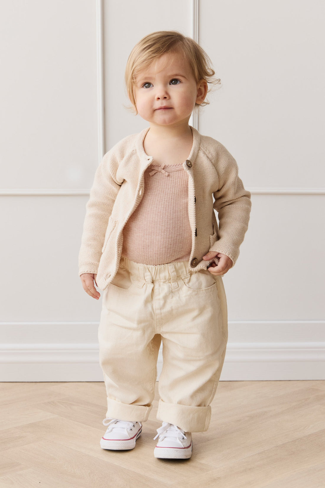 Kingsley Pant - Natural Childrens Pant from Jamie Kay Australia