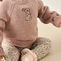 Organic Cotton Everyday Legging - Ariella Eggnog Childrens Legging from Jamie Kay Australia