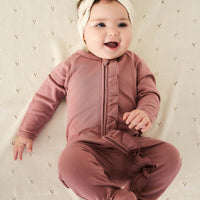 Pima Cotton Melanie Onepiece - Vintage Rose Childrens Onepiece from Jamie Kay Australia