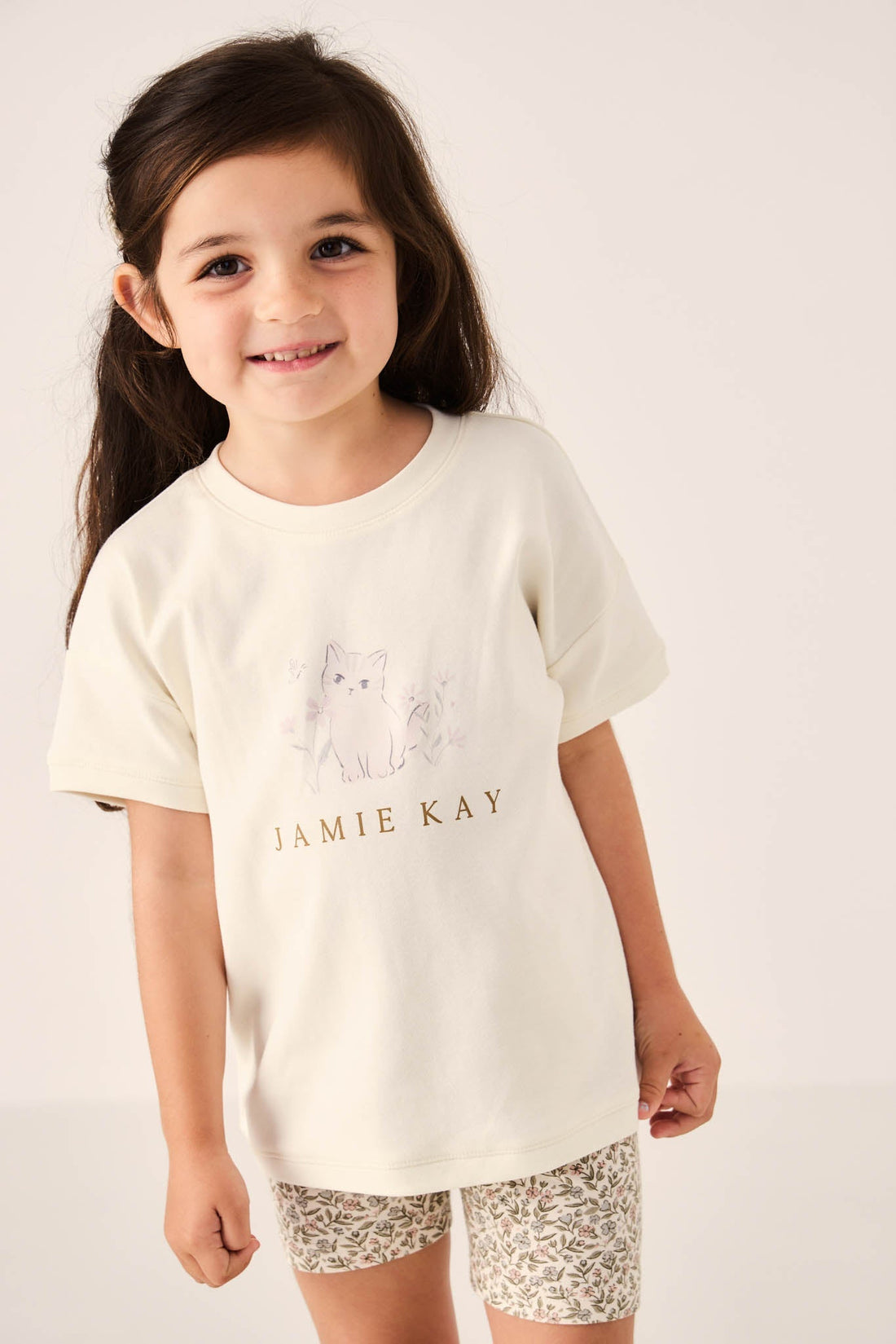 Pima Cotton Mimi Top - Kitty Parchment Childrens Top from Jamie Kay Australia