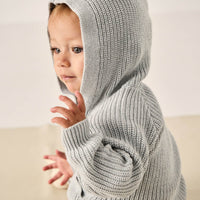 OG Bear Knit - Ocean Spray Fleck Childrens Cardigan from Jamie Kay Australia