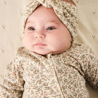 Organic Cotton Frankie Onepiece - Ariella Eggnog Childrens Onepiece from Jamie Kay Australia